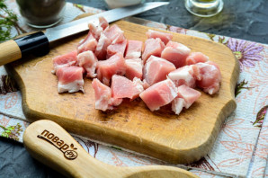 Ячневая каша с мясом Ячневая каша с мясом