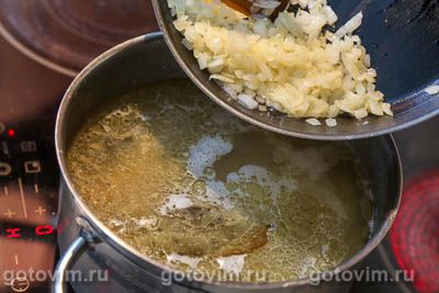 Суп из говядины с картофелем и брынзой Суп из говядины с картофелем и брынзой