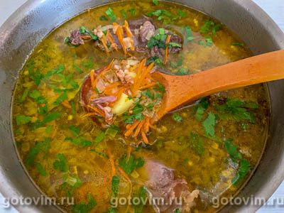 Гречневый суп с говядиной