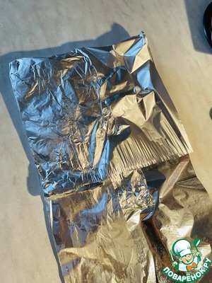 Рыба в собственном соку в фольге