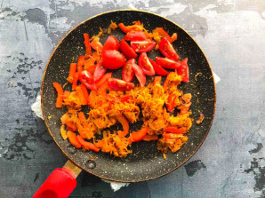 Овсяная каша с овощами Овсяная каша с овощами