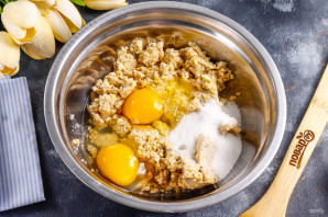 Песочный торт с орехами Песочный торт с орехами