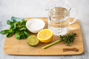 Чай с чабрецом и мятой