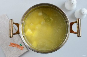 Сливочно-чесночный суп