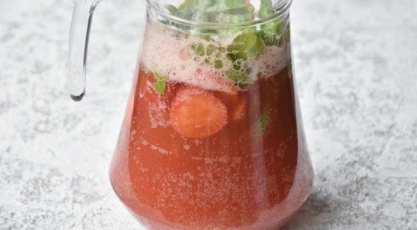 Клубничный мохито, пошаговый рецепт с фото