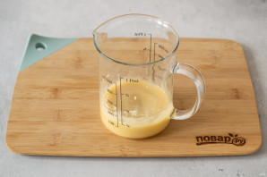 Постный яблочный майонез