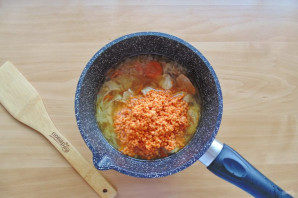 Каша из чечевицы с мясом