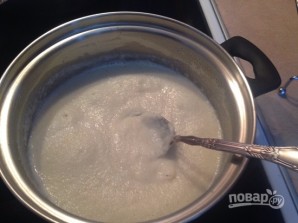 Манная каша с медом Манная каша с медом