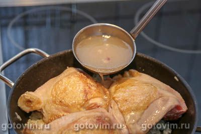 Куриные бедра с горчицей и сливками Куриные бедра с горчицей и сливками