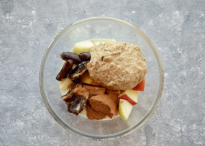 Льняная каша с корицей