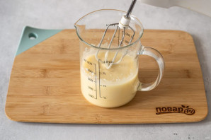 Постный яблочный майонез