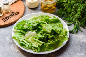 Салат с тунцом и фетой