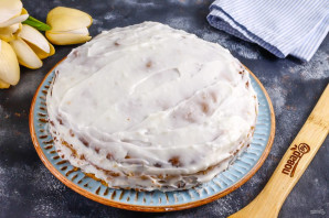 Песочный торт с орехами Песочный торт с орехами