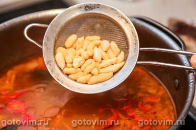 Суп из говядины с картофелем и чипетками Суп из говядины с картофелем и чипетками