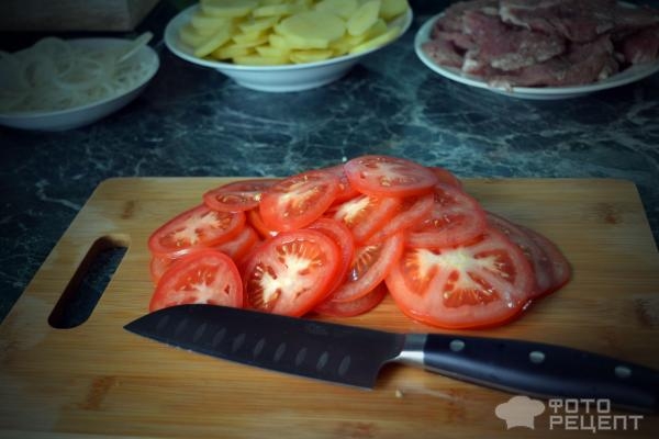 Рецепт: Мясо по-французски со свининой - В духовке Рецепт: Мясо по-французски со свининой - В духовке