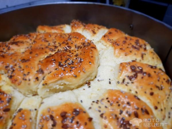 Рецепт: Сербский хлеб "Погачице" - Сербский хлеб &laquo;Ухо слона&raquo;