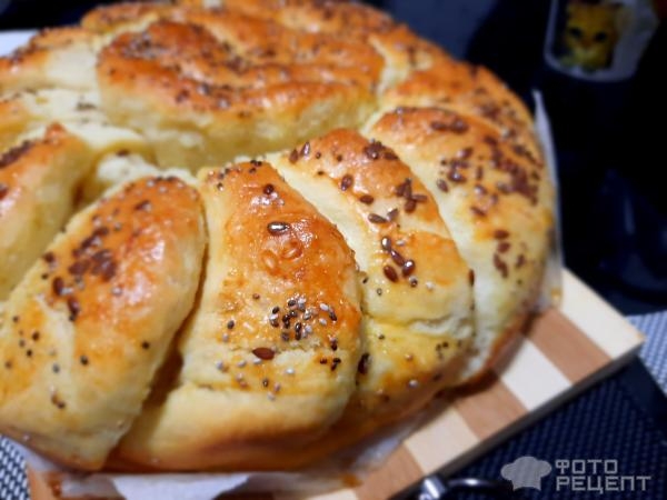 Рецепт: Сербский хлеб "Погачице" - Сербский хлеб &laquo;Ухо слона&raquo;