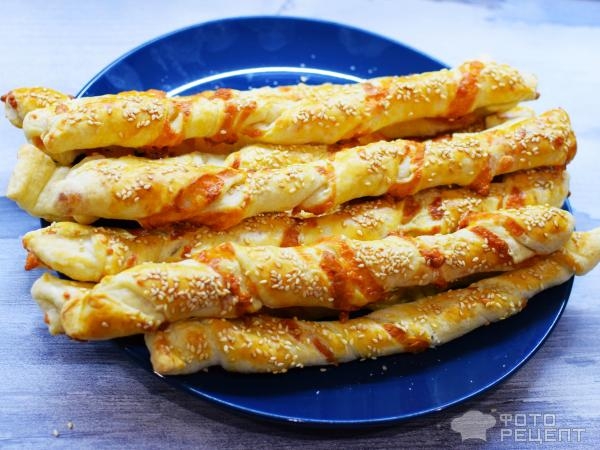 Рецепт: Сырные палочки с кунжутом - Мои затяжные жгутики! Рецепт: Сырные палочки с кунжутом - Мои затяжные жгутики!