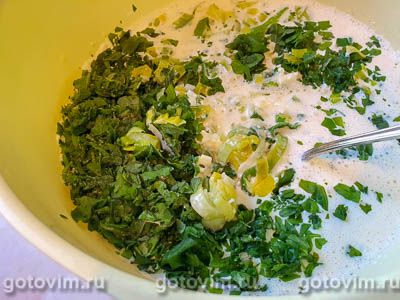 Пасхальный пирог с яйцами и зеленью Пасхальный пирог с яйцами и зеленью