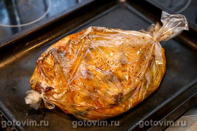 Минтай с овощами, запеченный в рукаве Минтай с овощами, запеченный в рукаве
