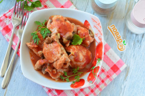 Мясные рулетики в томатном соусе Мясные рулетики в томатном соусе
