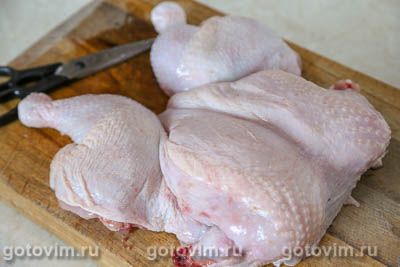 Курица в двойном маринаде, запеченная духовке Курица в двойном маринаде, запеченная духовке