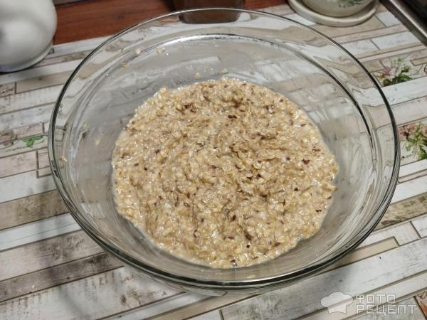 Рецепт: Овсяные кексы - с яблочным повидлом, когда нет куриных яиц, сахара и муки