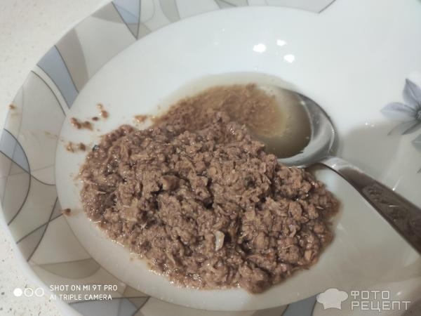 Рецепт: Салат с тунцом и помидорами - в моем исполнении. Рецепт: Салат с тунцом и помидорами - в моем исполнении.