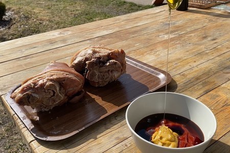 Рулька в пиве или вепрево колено