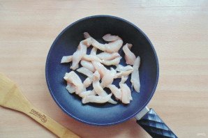Вок с рисом и курицей Вок с рисом и курицей