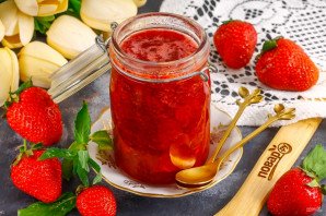 Джем из клубники без желатина Джем из клубники без желатина