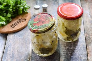 Капуста пластами на зиму