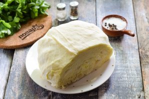 Капуста пластами на зиму