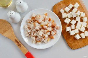 Салат с копчёной рыбой Салат с копчёной рыбой