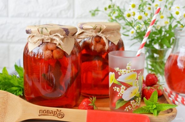 Клубничный компот на зиму post thumbnail image