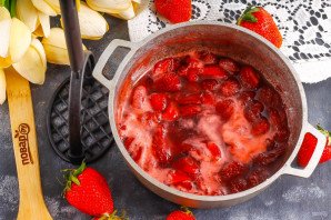 Джем из клубники без желатина Джем из клубники без желатина