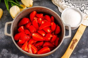Джем из клубники без желатина Джем из клубники без желатина