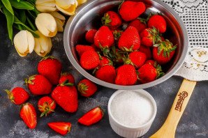 Джем из клубники без желатина Джем из клубники без желатина