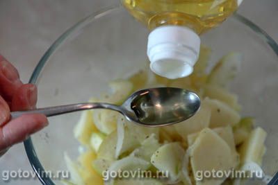 Еврейский салат из картофеля с яблоками Еврейский салат из картофеля с яблоками