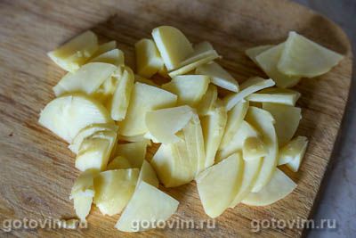 Еврейский салат из картофеля с яблоками Еврейский салат из картофеля с яблоками