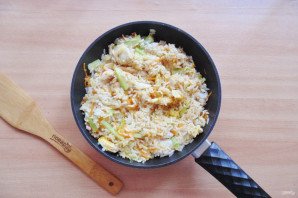 Вок с рисом и курицей Вок с рисом и курицей