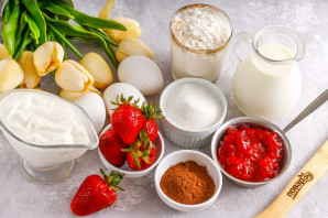 Торт из клубничного варенья Торт из клубничного варенья