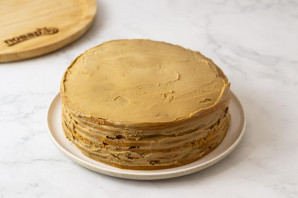 Торт без яиц и молока