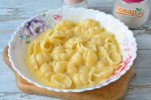 Пудинг из макарон