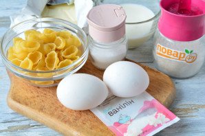 Пудинг из макарон