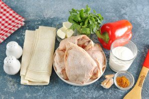 Курица по-армянски в лаваше Курица по-армянски в лаваше