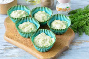 Творожные маффины с кабачком