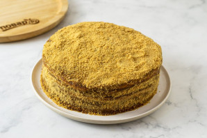 Торт без яиц и молока