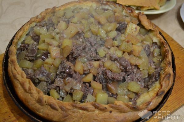 Рецепт: Большой бэлиш - Зур бэлиш - татарская кухня для большой семьи! Рецепт: Большой бэлиш - Зур бэлиш - татарская кухня для большой семьи!