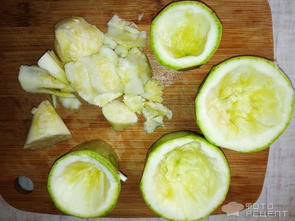 Рецепт: Кабачки "Пенечки" - С сырно-яичной начинкой: быстро и вкусно Рецепт: Кабачки "Пенечки" - С сырно-яичной начинкой: быстро и вкусно